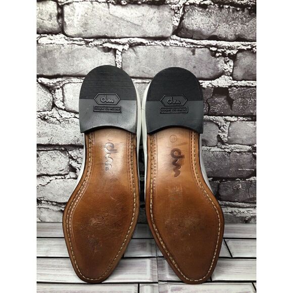 Duque Da Milano White Patent Leather Slip On Loafers Shoes Men’s Sz 6.5EE US/40 - Picture 11 of 12